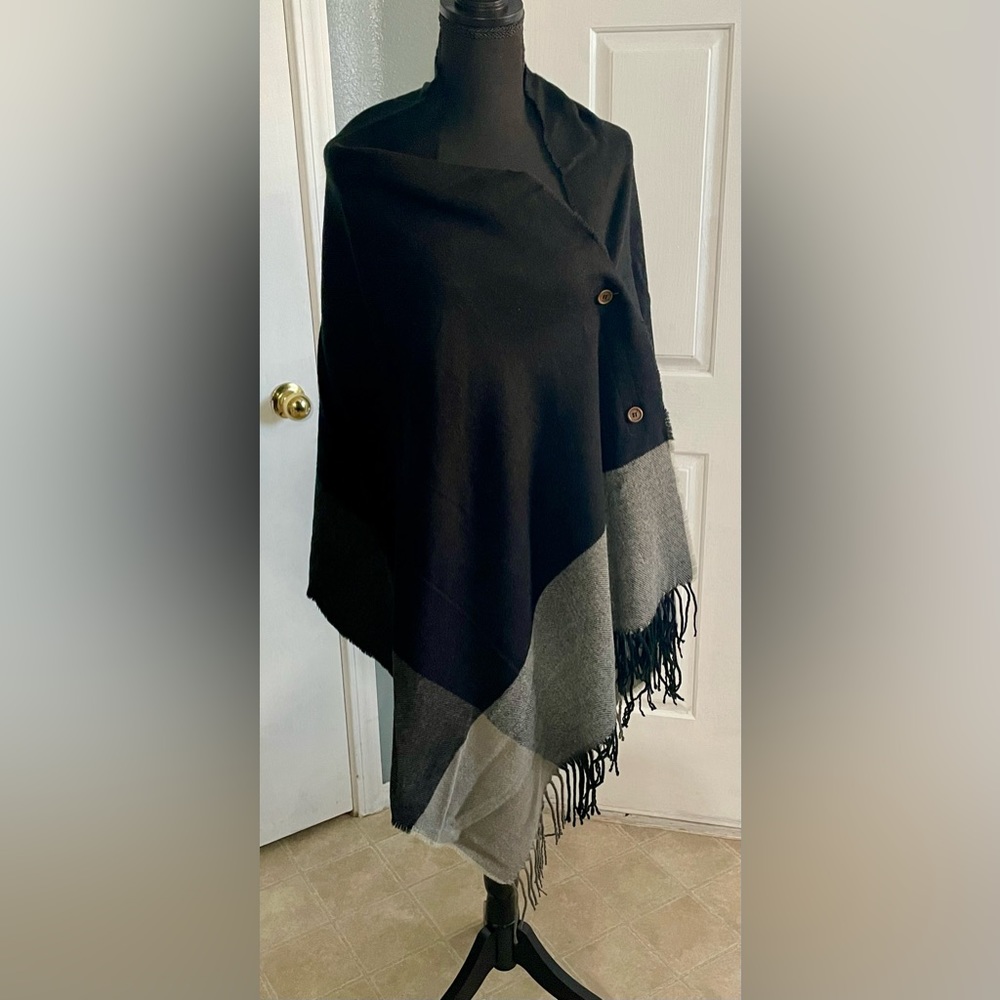 Sag Harbor Blanket Poncho (Wrap)
